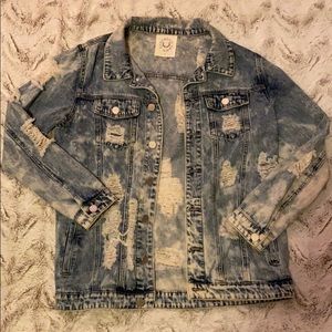Distressed Denim Jacket